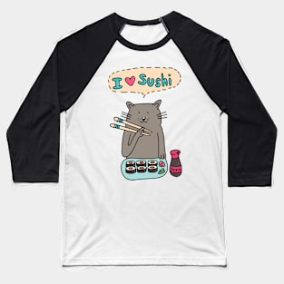 I love sushi Baseball T-Shirt